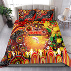 NAIDOC Week 2025 Dolphins Rugby Bedding Set Aboriginal Dot Painting