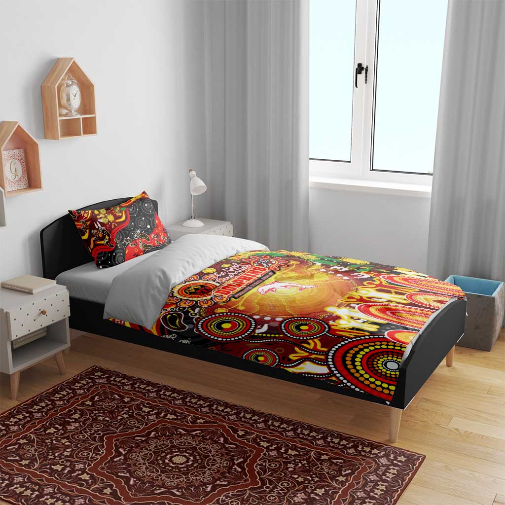 NAIDOC Week 2025 Dolphins Rugby Bedding Set Aboriginal Dot Painting