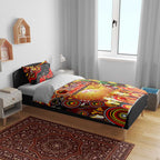 NAIDOC Week 2025 Dolphins Rugby Bedding Set Aboriginal Dot Painting