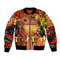 Personalised NAIDOC Week 2025 Dolphins Rugby Bomber Jacket Aboriginal Dot Painting