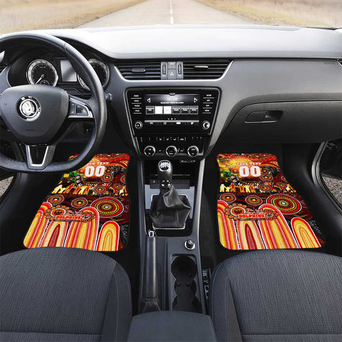 NAIDOC Week 2025 Dolphins Rugby Car Mats Aboriginal Dot Painting