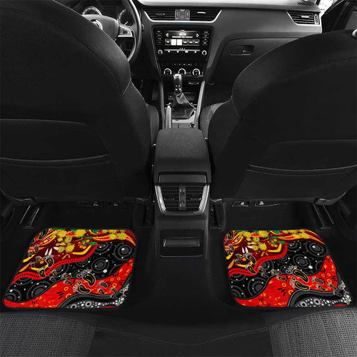 NAIDOC Week 2025 Dolphins Rugby Car Mats Aboriginal Dot Painting