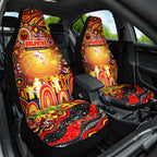 NAIDOC Week 2025 Dolphins Rugby Car Seat Cover Aboriginal Dot Painting