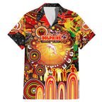 Personalised NAIDOC Week 2025 Dolphins Rugby Family Matching Mermaid Dress and Hawaiian Shirt Aboriginal Dot Painting
