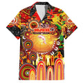 Personalised NAIDOC Week 2025 Dolphins Rugby Hawaiian Shirt Aboriginal Dot Painting