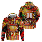Personalised NAIDOC Week 2025 Dolphins Rugby Hoodie Aboriginal Dot Painting