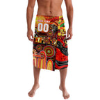 Personalised NAIDOC Week 2025 Dolphins Rugby Lavalava Aboriginal Dot Painting