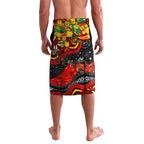 Personalised NAIDOC Week 2025 Dolphins Rugby Lavalava Aboriginal Dot Painting