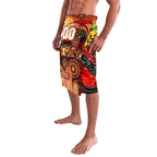 Personalised NAIDOC Week 2025 Dolphins Rugby Lavalava Aboriginal Dot Painting