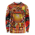 Personalised NAIDOC Week 2025 Dolphins Rugby Long Sleeve Shirt Aboriginal Dot Painting