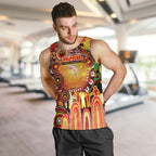 Personalised NAIDOC Week 2025 Dolphins Rugby Men Tank Top Aboriginal Dot Painting