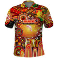 Personalised NAIDOC Week 2025 Dolphins Rugby Polo Shirt Aboriginal Dot Painting