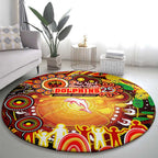 NAIDOC Week 2025 Dolphins Rugby Round Carpet Aboriginal Dot Painting