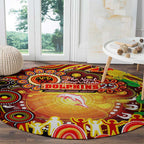 NAIDOC Week 2025 Dolphins Rugby Round Carpet Aboriginal Dot Painting