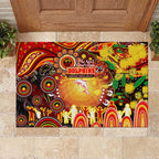 NAIDOC Week 2025 Dolphins Rugby Rubber Doormat Aboriginal Dot Painting