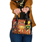NAIDOC Week 2025 Dolphins Rugby Shoulder Handbag Aboriginal Dot Painting
