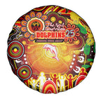 NAIDOC Week 2025 Dolphins Rugby Spare Tire Cover Aboriginal Dot Painting