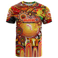 Personalised NAIDOC Week 2025 Dolphins Rugby T Shirt Aboriginal Dot Painting