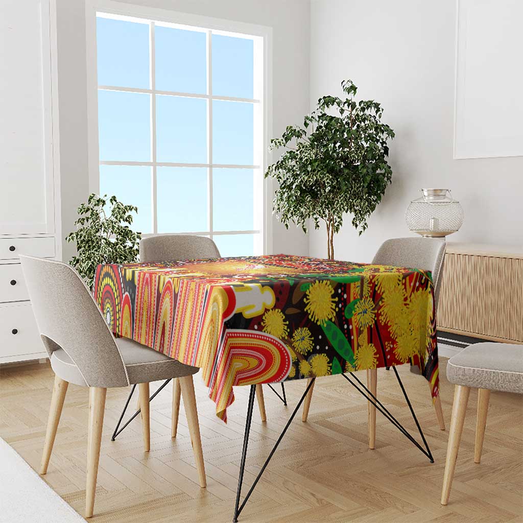 NAIDOC Week 2025 Dolphins Rugby Tablecloth Aboriginal Dot Painting