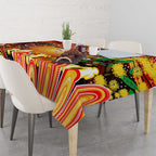 NAIDOC Week 2025 Dolphins Rugby Tablecloth Aboriginal Dot Painting