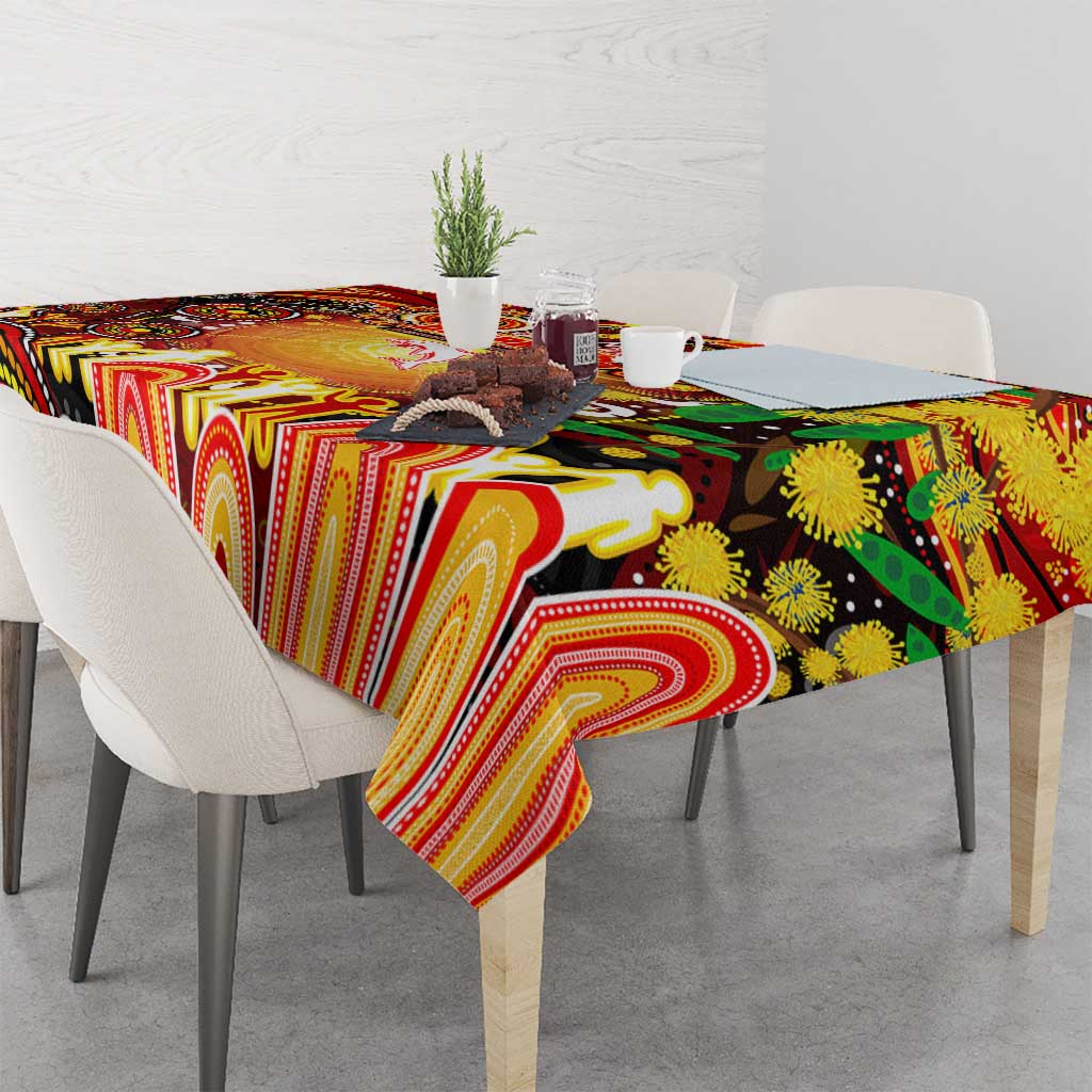 NAIDOC Week 2025 Dolphins Rugby Tablecloth Aboriginal Dot Painting