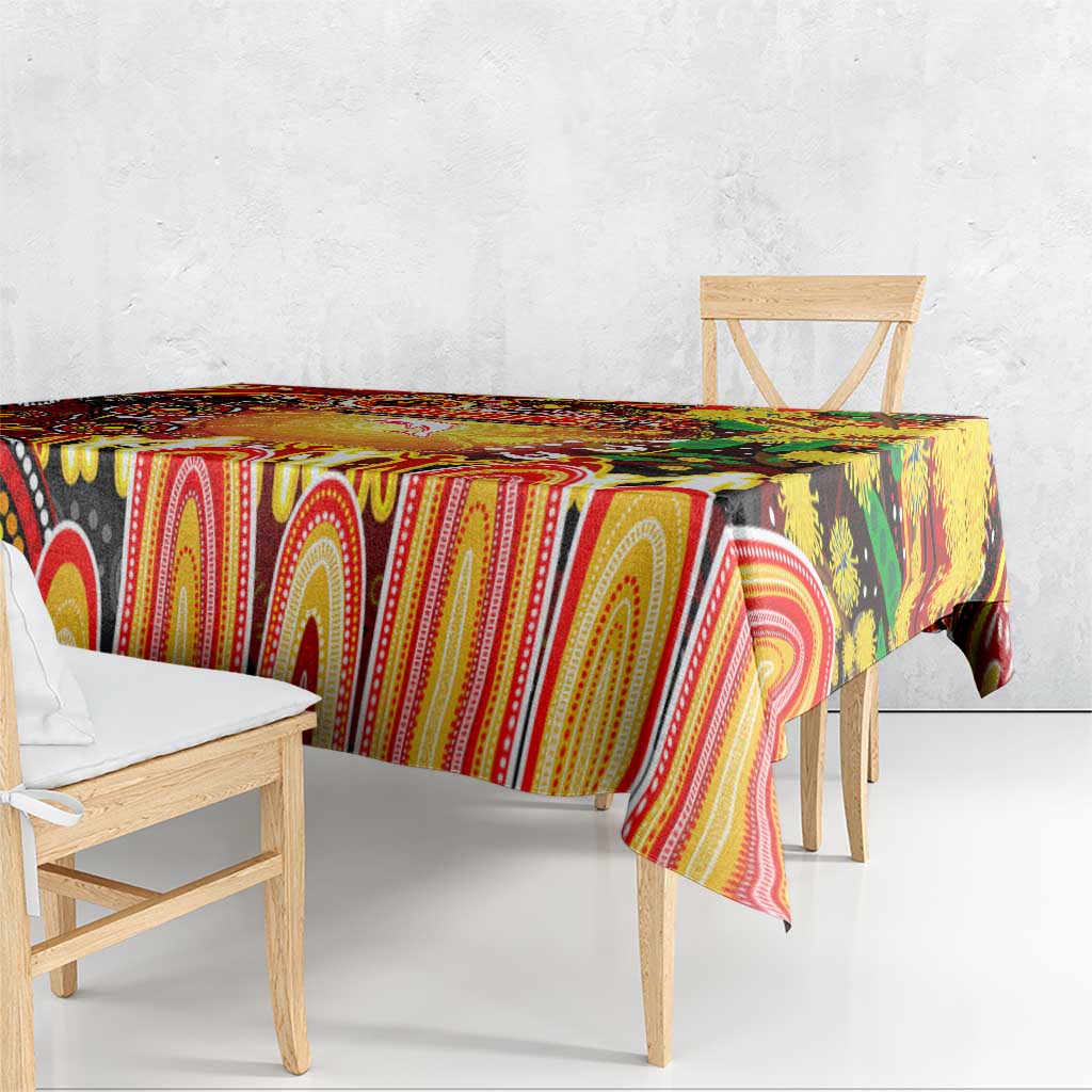 NAIDOC Week 2025 Dolphins Rugby Tablecloth Aboriginal Dot Painting