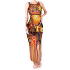 Personalised NAIDOC Week 2025 Dolphins Rugby Tank Maxi Dress Aboriginal Dot Painting