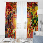 NAIDOC Week 2025 Dolphins Rugby Window Curtain Aboriginal Dot Painting