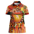 Personalised NAIDOC Week 2025 Dolphins Rugby Women Polo Shirt Aboriginal Dot Painting