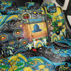 NAIDOC Week 2025 Titans Rugby Back Car Seat Cover Aboriginal Dot Painting