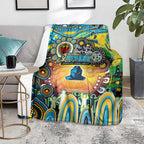 NAIDOC Week 2025 Titans Rugby Blanket Aboriginal Dot Painting