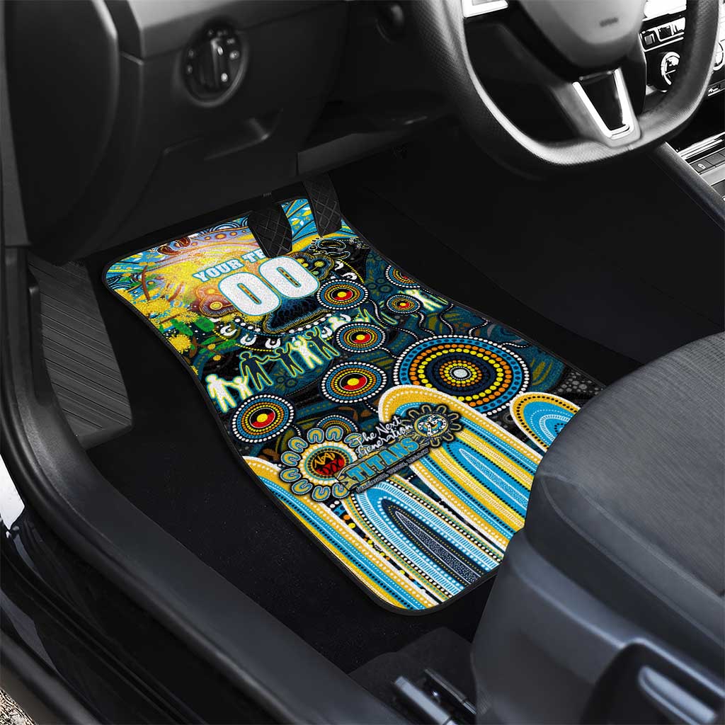 NAIDOC Week 2025 Titans Rugby Car Mats Aboriginal Dot Painting