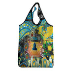 NAIDOC Week 2025 Titans Rugby Grocery Bag Aboriginal Dot Painting