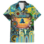 Personalised NAIDOC Week 2025 Titans Rugby Hawaiian Shirt Aboriginal Dot Painting