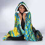 NAIDOC Week 2025 Titans Rugby Hooded Blanket Aboriginal Dot Painting