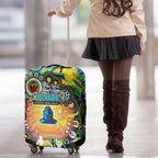 NAIDOC Week 2025 Titans Rugby Luggage Cover Aboriginal Dot Painting