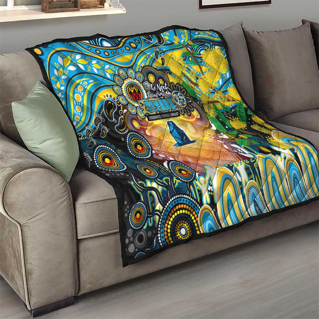 NAIDOC Week 2025 Titans Rugby Quilt Aboriginal Dot Painting