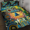 NAIDOC Week 2025 Titans Rugby Quilt Bed Set Aboriginal Dot Painting