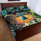 NAIDOC Week 2025 Titans Rugby Quilt Bed Set Aboriginal Dot Painting