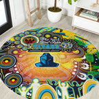 NAIDOC Week 2025 Titans Rugby Round Carpet Aboriginal Dot Painting