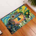 NAIDOC Week 2025 Titans Rugby Rubber Doormat Aboriginal Dot Painting