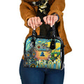 NAIDOC Week 2025 Titans Rugby Shoulder Handbag Aboriginal Dot Painting