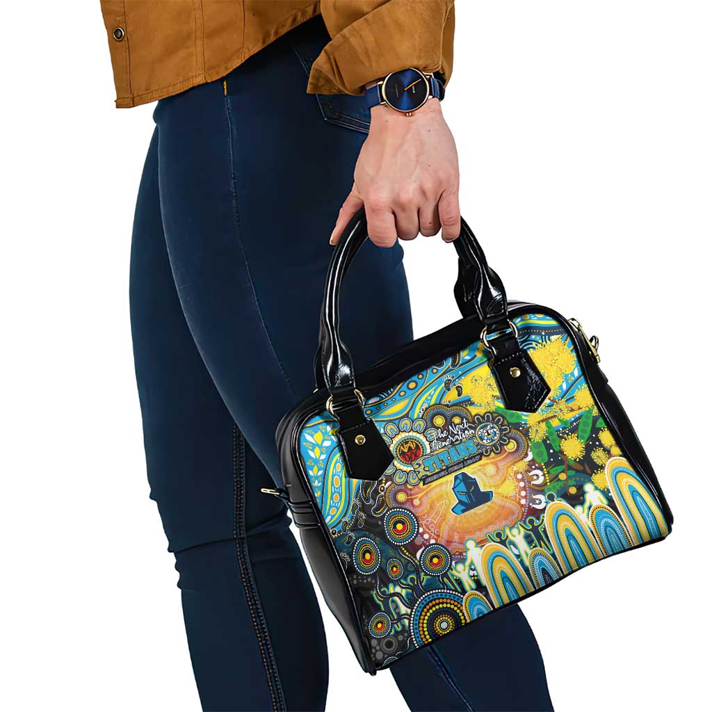 NAIDOC Week 2025 Titans Rugby Shoulder Handbag Aboriginal Dot Painting