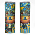 NAIDOC Week 2025 Titans Rugby Skinny Tumbler Aboriginal Dot Painting