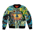 Personalised NAIDOC Week 2025 Titans Rugby Sleeve Zip Bomber Jacket Aboriginal Dot Painting