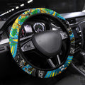 NAIDOC Week 2025 Titans Rugby Steering Wheel Cover Aboriginal Dot Painting