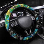 NAIDOC Week 2025 Titans Rugby Steering Wheel Cover Aboriginal Dot Painting