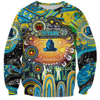 Personalised NAIDOC Week 2025 Titans Rugby Sweatshirt Aboriginal Dot Painting