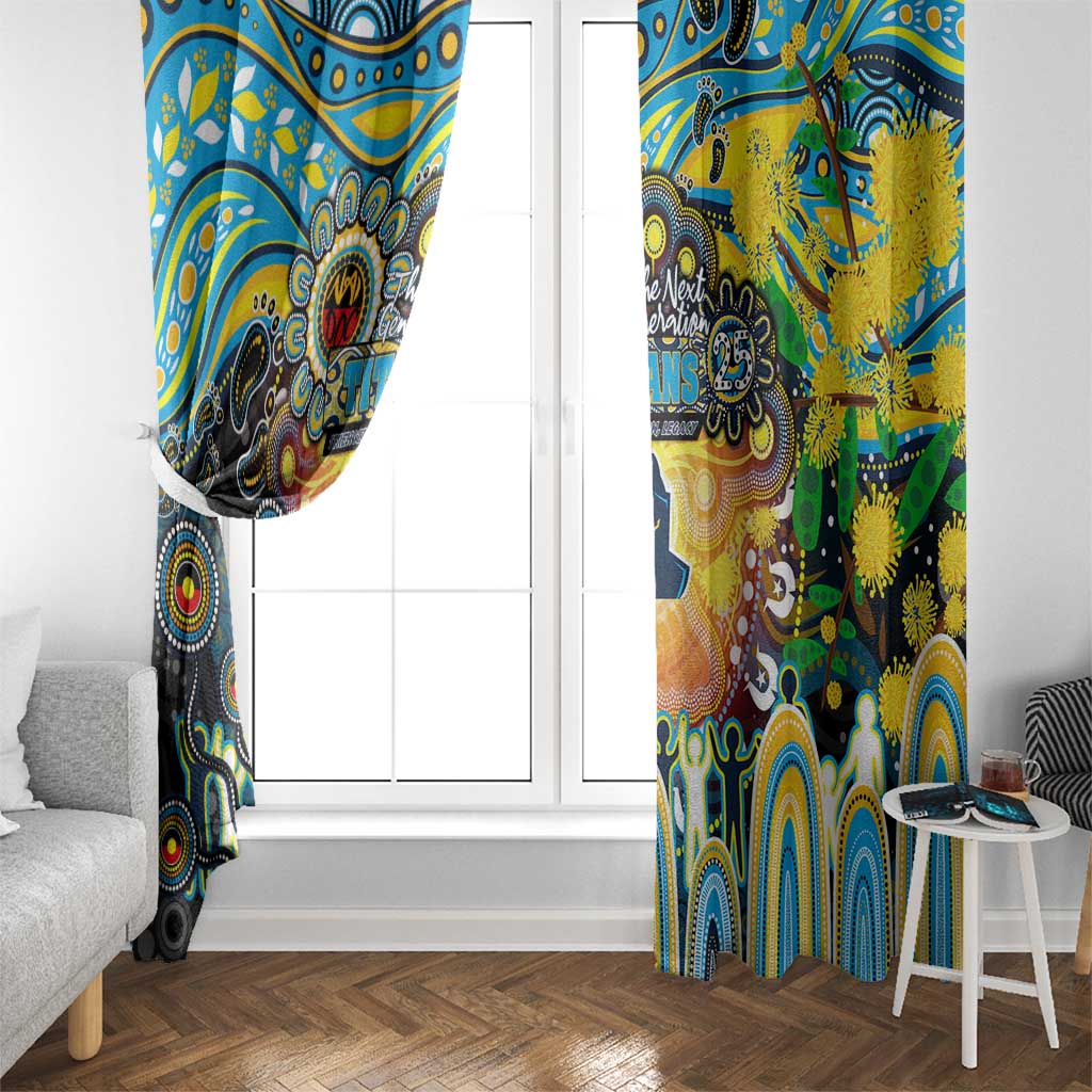 NAIDOC Week 2025 Titans Rugby Window Curtain Aboriginal Dot Painting