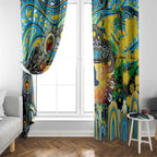NAIDOC Week 2025 Titans Rugby Window Curtain Aboriginal Dot Painting